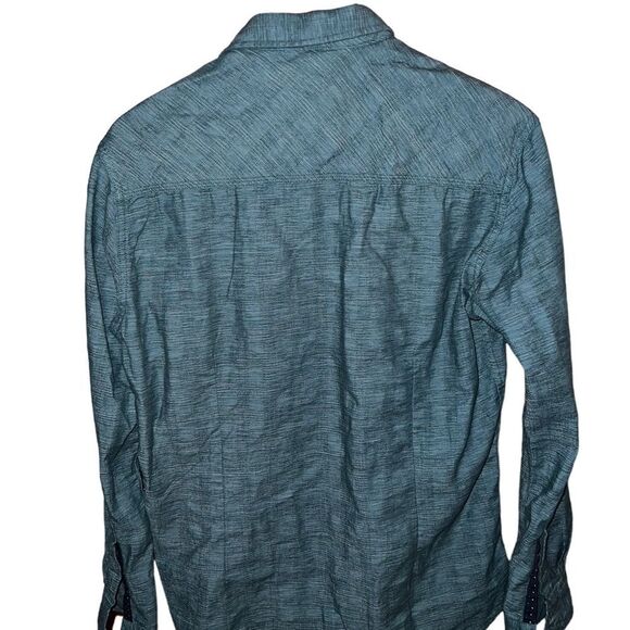 Killer Jeans long sleeved button front casual shirt in dark green size large - Picture 5 of 8